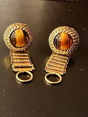 1970's Tiger eye cufflinks